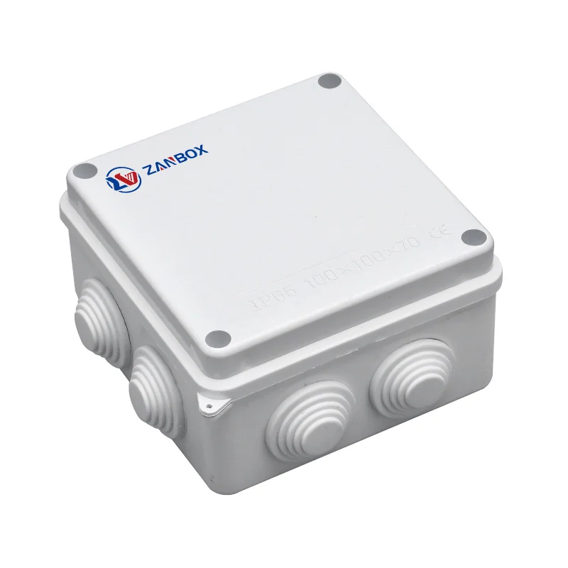 With Rubber Plug 100 100 70 WATERPROOF JUNCTION BOX (2)