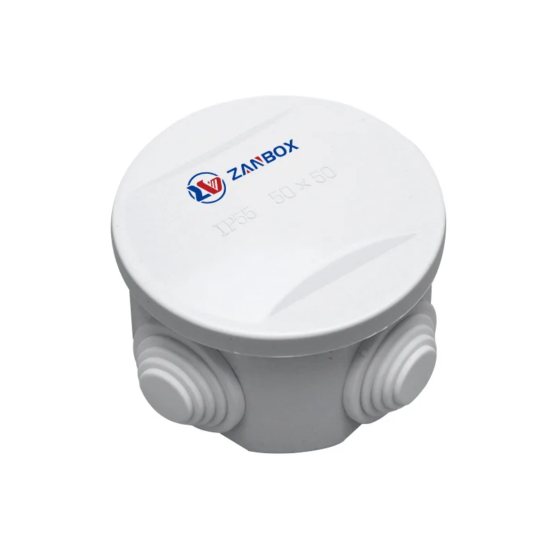 With Rubber Plug 50 50 WATERPROOF JUNCTION BOX