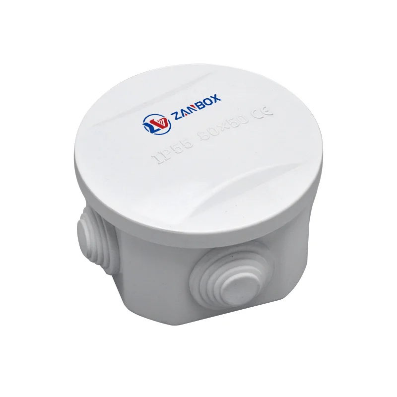 With Rubber Plug 80 50 WATERPROOF JUNCTION BOX