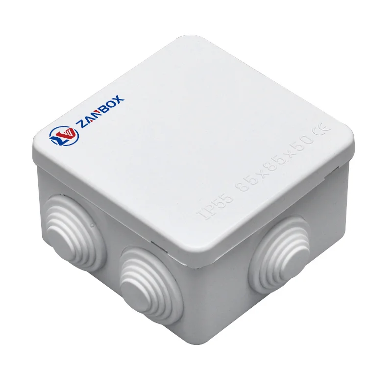 With Rubber Plug 85 85 50 WATERPROOF JUNCTION BOX
