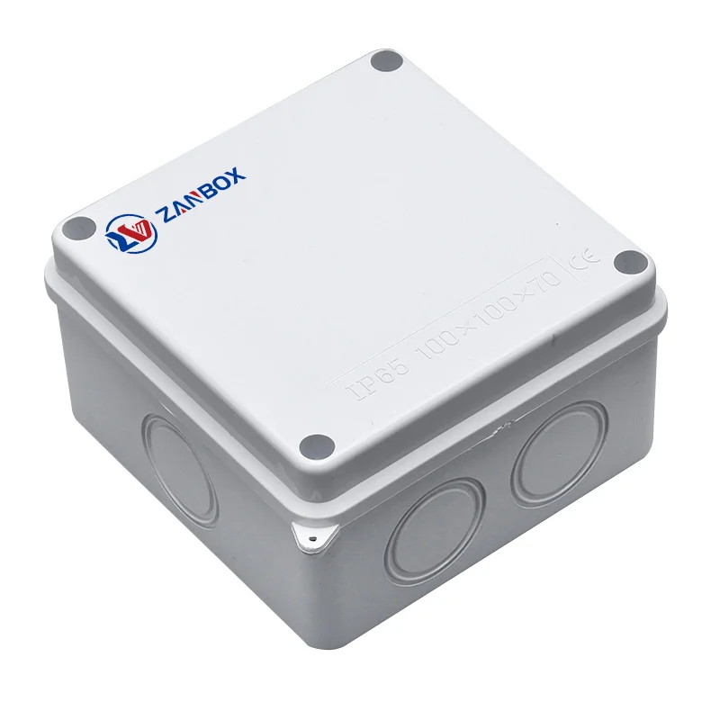 Without Rubber Plug 100 100 70 WATERPROOF JUNCTION BOX
