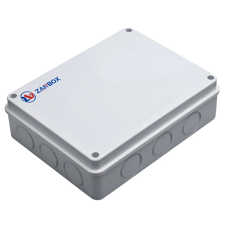 Without Rubber Plug 255 200 80 WATERPROOF JUNCTION BOX