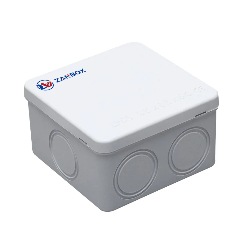 Without Rubber Plug 85 85 50 WATERPROOF JUNCTION BOX